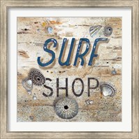 Framed 'Surf Shop' border=