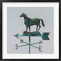 Framed Rural Relic Horse