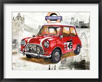 Framed British Car