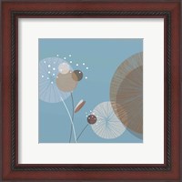 Framed 'Blue Breeze II' border=