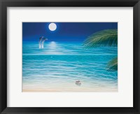 Framed Moonlit Palms