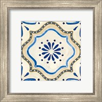 Framed 'Timeless Tiles III' border=