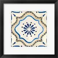 Framed 'Timeless Tiles III' border=