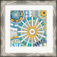 Framed 'Circle Delight I' border=