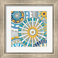 Framed 'Circle Delight I' border=