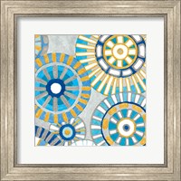 Framed 'Circle Delight III' border=