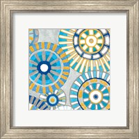 Framed 'Circle Delight III' border=