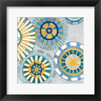 Framed 'Circle Delight IV' border=