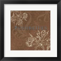 Framed 'Possibilities' border=