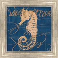 Framed 'By the Seashore II' border=