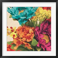 Framed 'Pop Art Flowers I' border=