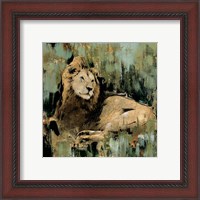 Framed 'Heart of the Jungle II' border=