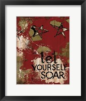 Framed Let Yourself Soar