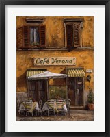 Framed Cafe Verona