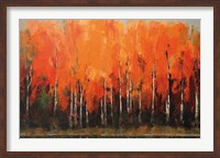 Framed Birch Shoreline