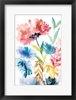 Framed Lush Floral I