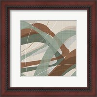 Framed 'Mint Ripple II' border=