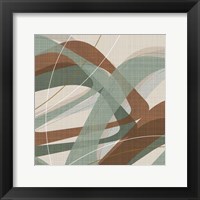 Mint Ripple II Framed Print