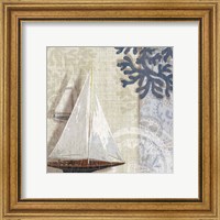 Framed 'Sailing Adventure I' border=