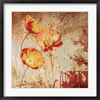 Poppy Heat II Framed Print