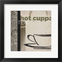 Framed Hot Cuppa Tea