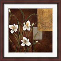 Framed 'Orchid Melody I' border=