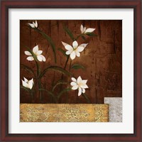 Framed 'Orchid Melody II' border=