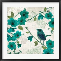 Birds and Butterflies I Framed Print