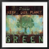 Framed Green Planet