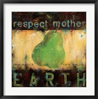 Framed Respect Mother Earth