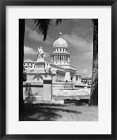 Framed Capitol Building Havana Cuba