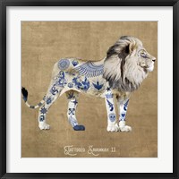 Tattooed Savannah II Framed Print