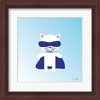 Framed 'Cat Super Hero' border=