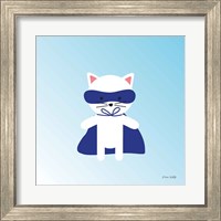 Framed 'Cat Super Hero' border=