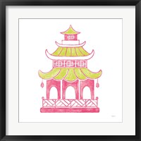 Framed Everyday Chinoiserie IV Pink