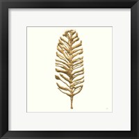 Framed 'Gilded Palm III' border=