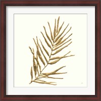 Framed 'Gilded Palm I' border=