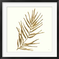 Framed Gilded Palm I