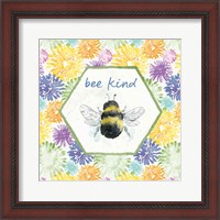 Framed 'Bee Harmony VII' border=