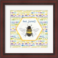 Framed 'Bee Harmony VI' border=