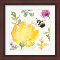 Framed 'Bee Harmony II' border=