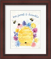 Framed 'Bee Harmony IV' border=