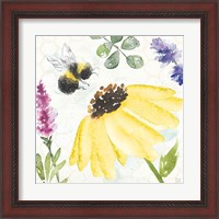 Framed 'Bee Harmony III' border=