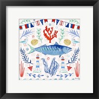 Framed 'Maritime Delight IV' border=