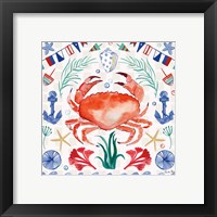 Framed 'Maritime Delight II' border=