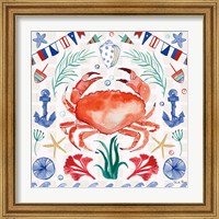 Framed 'Maritime Delight II' border=