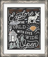 Framed 'Adventurous IV Black' border=