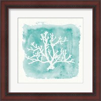 Framed 'Water Coral Cove V' border=