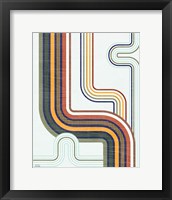 Retro Subway II Framed Print