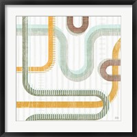 Subway Lines II Framed Print